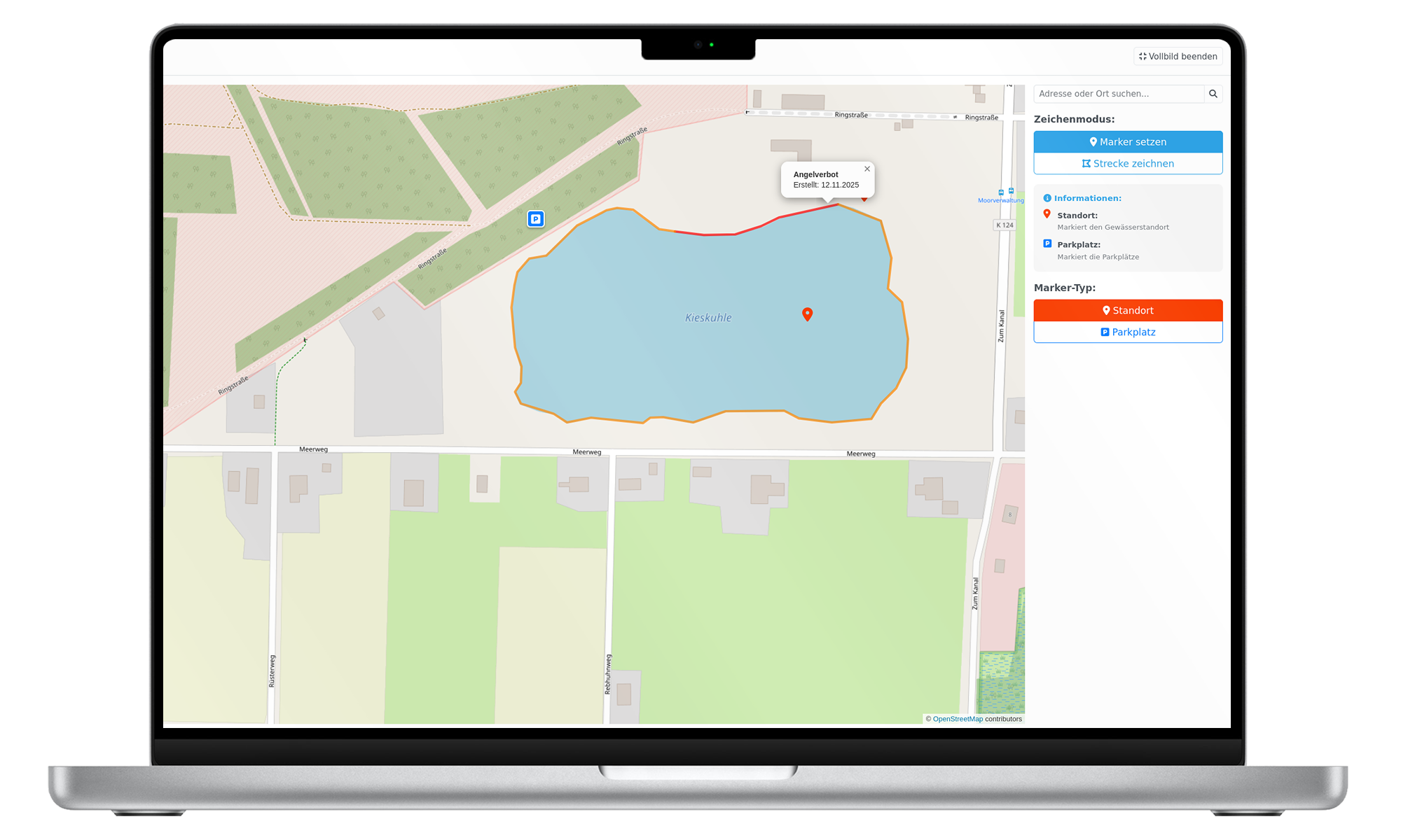 Vereinscockpit Gewässerverwaltung - Zentrale Übersicht und Verwaltung aller Vereinsgewässer
